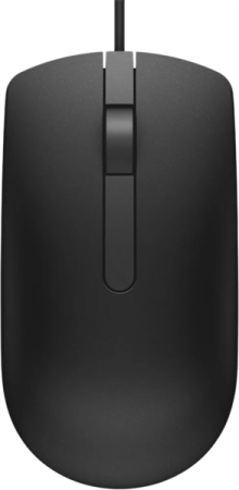 Мышь Dell Mouse MS116 Wired; USB; optical; 1000 dpi; 3 butt; Black