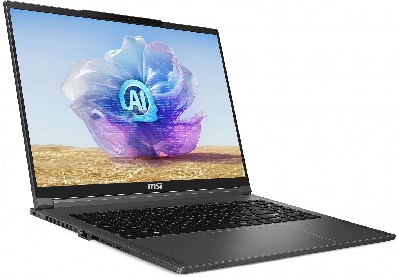 Ноутбук MSI CreatorPro 16 AI Studio A1VKG-241RU Core i9 13950HX 64Gb SSD2Tb NVIDIA GeForce RTX 3000 8Gb 16" IPS UHD+ (3840x2400) Windows 11 Professional grey WiFi BT Cam (9S7-15F414-241)