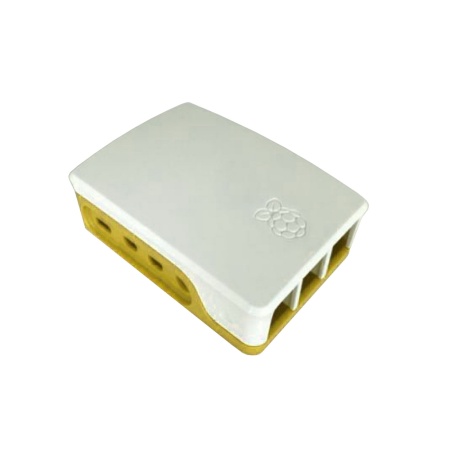 RA600 Корпус ACD White+Yellow ABS Case for Raspberry 4B