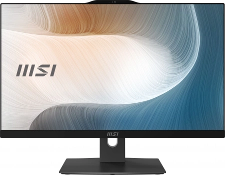 Моноблок MSI Modern AM242TP 1M-1026XRU 23.8" Full HD Touch Core 5 120U (1.4) 16Gb SSD512Gb UHDG noOS GbitEth WiFi BT 120W клавиатура мышь Cam черный 1920x1080