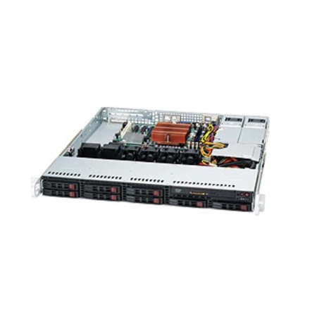 Корпус Supermicro CSE-113MTQ-R400CB Black 1U standard SC113MTQ W/ Redundant 400W