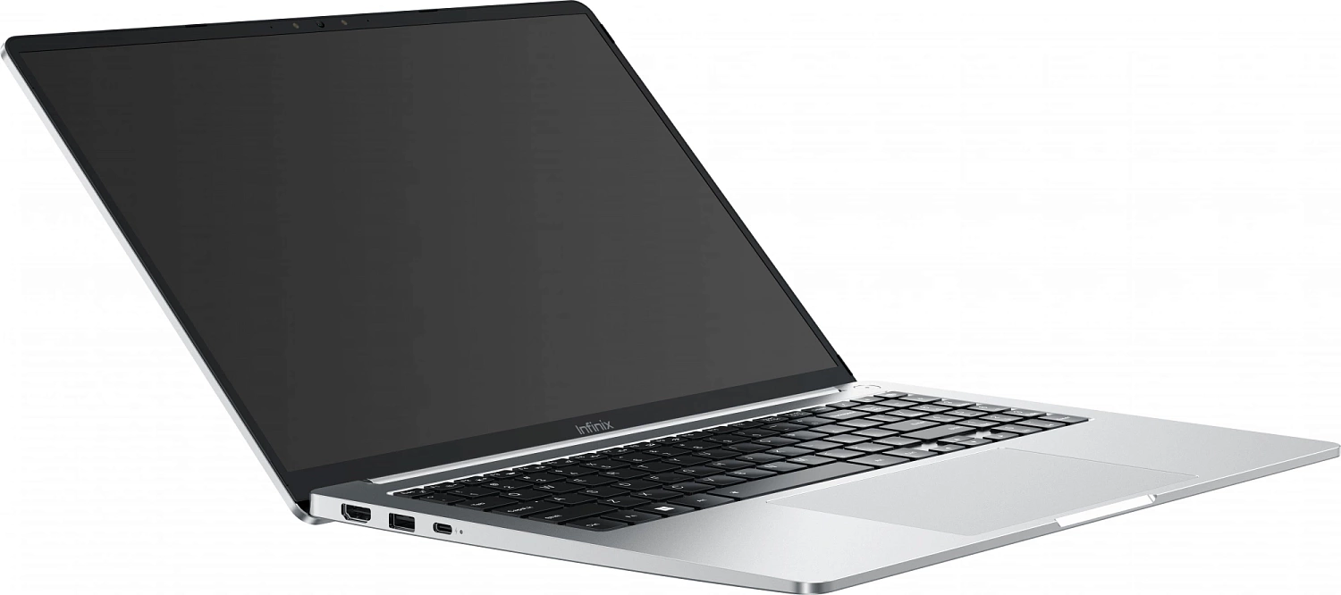 Ноутбук Infinix Inbook Y4 Max YL613 Core i5 1335U 8Gb SSD512Gb Intel Iris Xe graphics 16" IPS FHD (1920x1080) Free DOS silver WiFi BT Cam (71008301771)