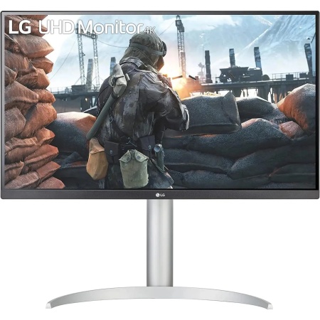 27" LG 27UP650-W Black-Silver (IPS, 3840x2160, HDMI+HDMI+DP, 5 ms, 178°/178°, 400 cd/m, 1200:1, 60Hz) (0327574)