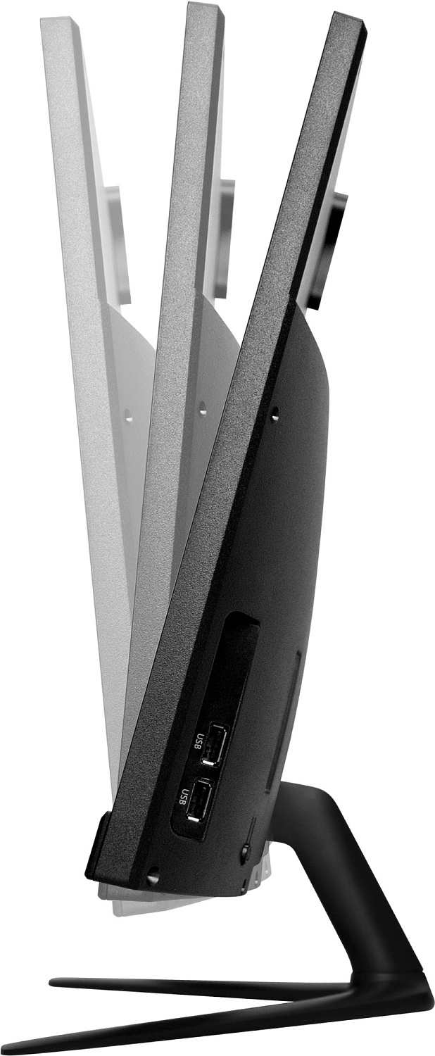 Моноблок IRU Агат 315 23.8" Full HD i5 10400 (2.9) 8Gb SSD256Gb UHDG 630 Free DOS GbitEth WiFi BT 120W клавиатура мышь Cam черный 1920x1080 (RUS)