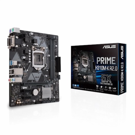 PRIME H310M-K R2.0 LGA1151 micro-ATX 2xDDR4 PCIEx16 2xPCIEx1 VGA DVI GLAN RTL {10} (030823)