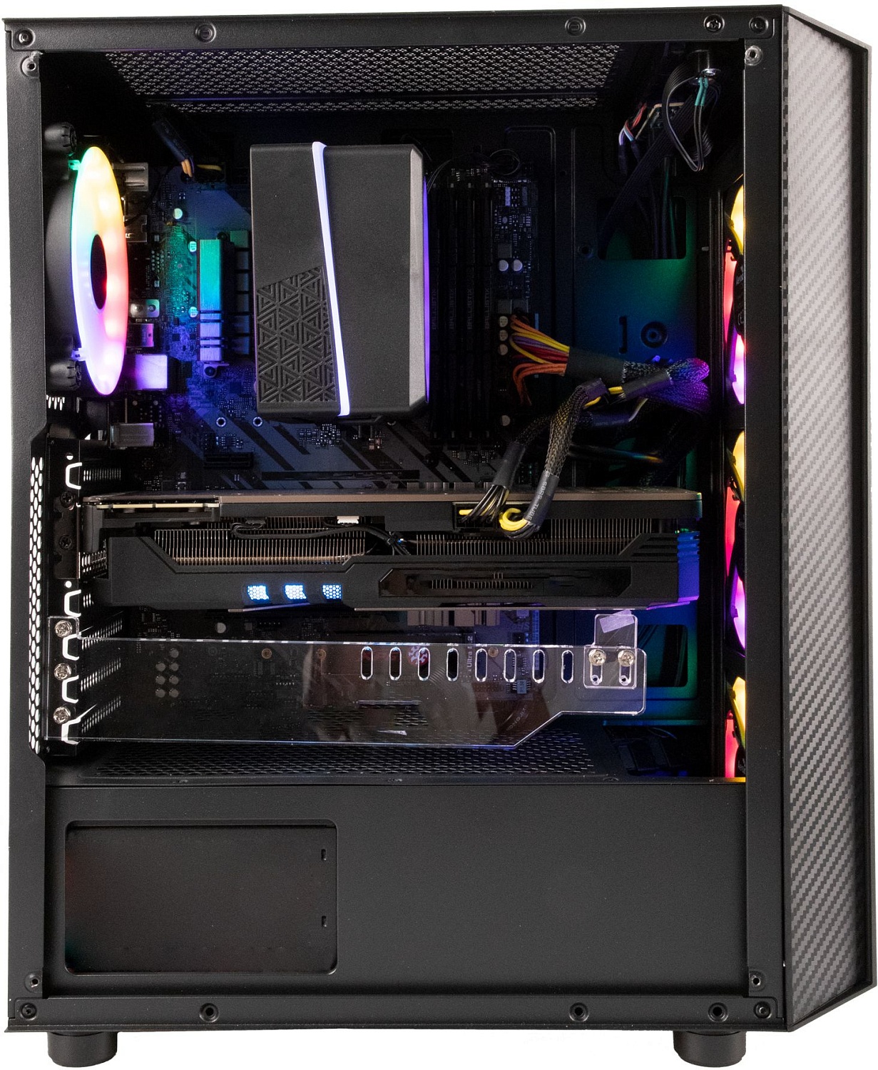 ПК IRU Game 717 TWR i7 10700F (2.9) 32Gb 1Tb 7.2k SSD500Gb RTX3080 8Gb Free DOS GbitEth 750W черный (1471594)