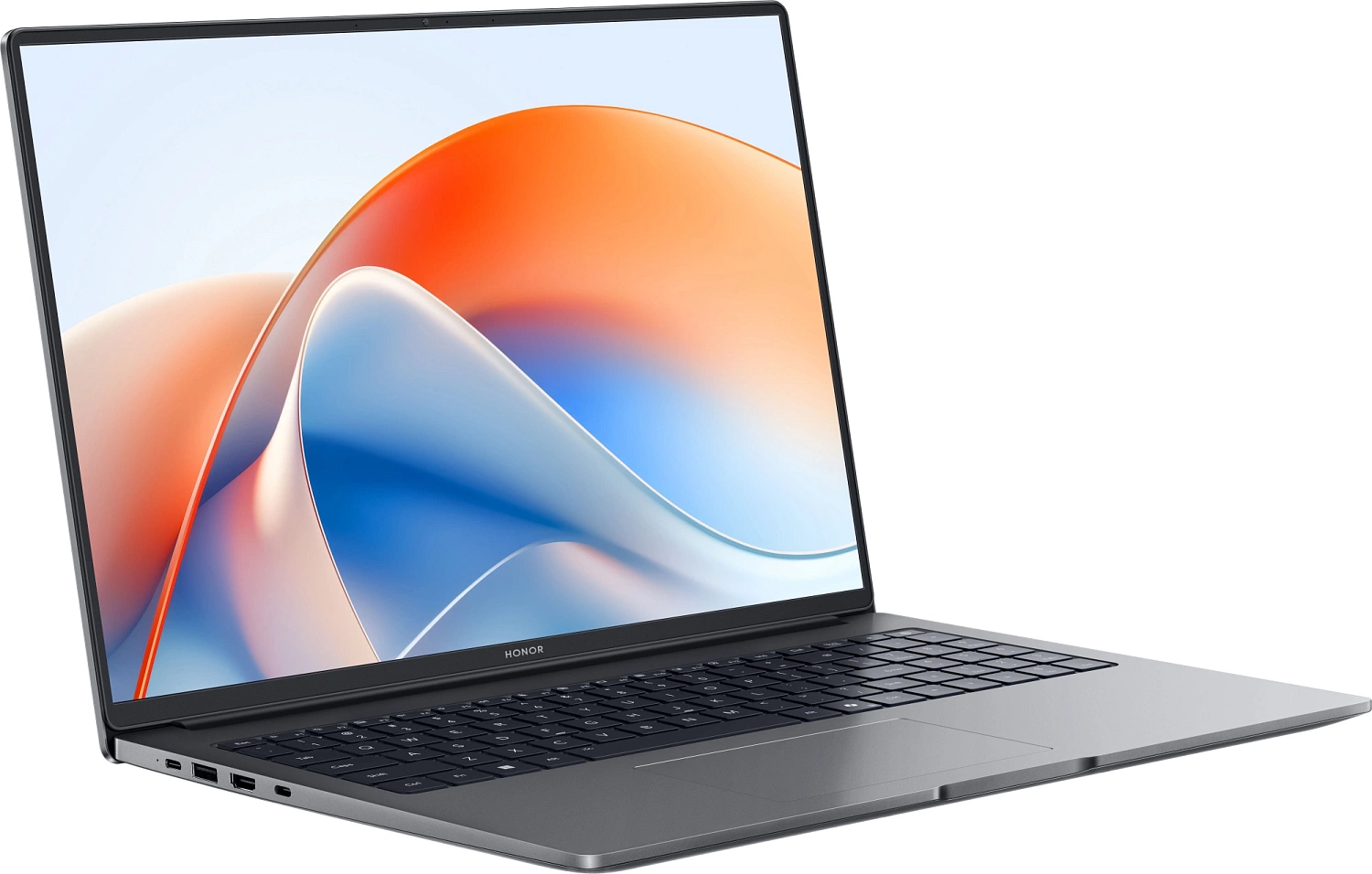 Ноутбук Honor MagicBook X16 BRG-565 Core 5 220H 16Gb SSD512Gb Intel Graphics 16" IPS FHD+ (1920x1200) Windows 11 Home grey WiFi BT Cam (5301ALVX)