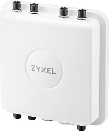 Точка беспроводного доступа Уличная точка доступа Zyxel NebulaFlex Pro WAX655E, WiFi 6, 802.11a/b/g/n/ac/ax (2,4 и 5 ГГц), внешние N-type антенны 2x2/4x4 (отдельно), до 575+4800 Мбит/с, 1xLAN 2.5GE, IP67, PoE only