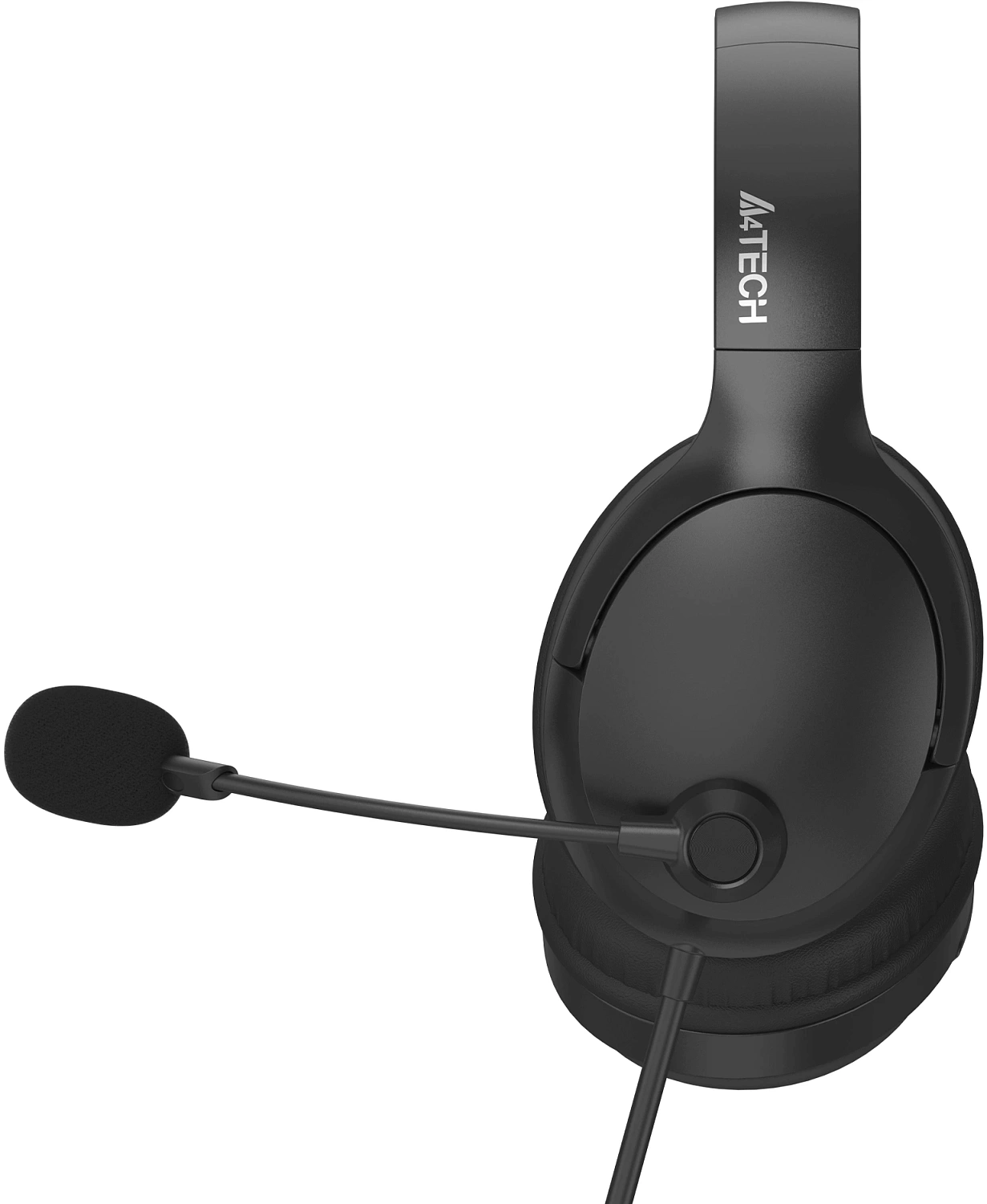 Наушники с микрофоном A4Tech Fstyler FH280U черный 2м мониторные USB оголовье (FH280U)