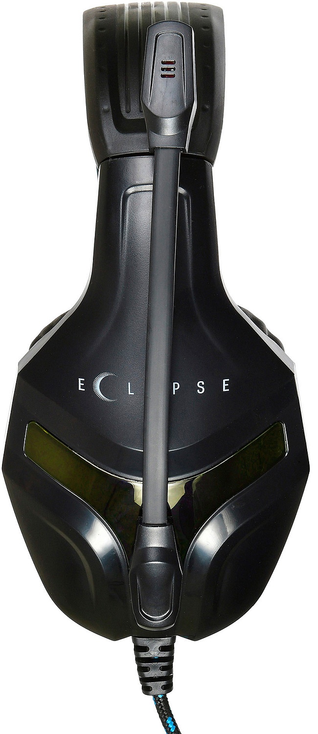Наушники с микрофоном Оклик HS-L370G ECLIPSE черный 2м мониторные оголовье (1090730)