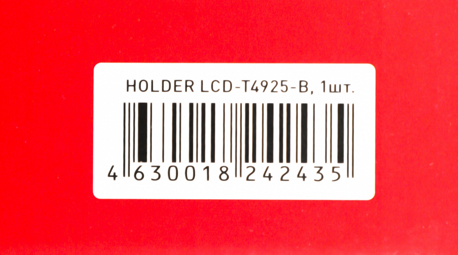 Кронштейн для телевизора Holder T4925-B черный 26"-55" макс.45кг настенный наклон