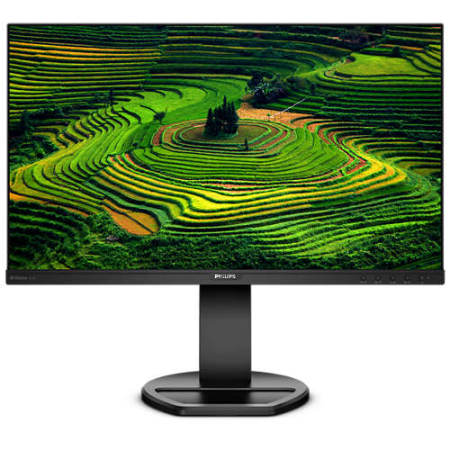 Монитор 23,8" Philips 241B8QJEB 1920x1080, LED, 16:9, IPS, 250cd, 1000:1, 50M:1, 5ms, 178/178, VGA, DVI, HDMI, DP, 2*USB3.0, 2*USB2.0, 75Hz, Speakers, HAS, Pivot, Tilt, Swivel, Внутр, VESA, Black, 3y