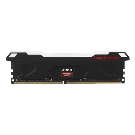 8GB AMD Radeon™ DDR4 4000 DIMM R9 Gamers Series Black Gaming Memory R9S48G4006U2S-RGB Non-ECC, R9S48G4006U2S-RGB CL18, 1.35V, Heat Shield RGB, RTL (183771)