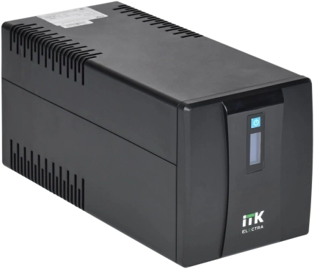 Источник бесперебойного питания ITK Electra EET-1200VA-1-002-S 720Вт 1200ВА черный