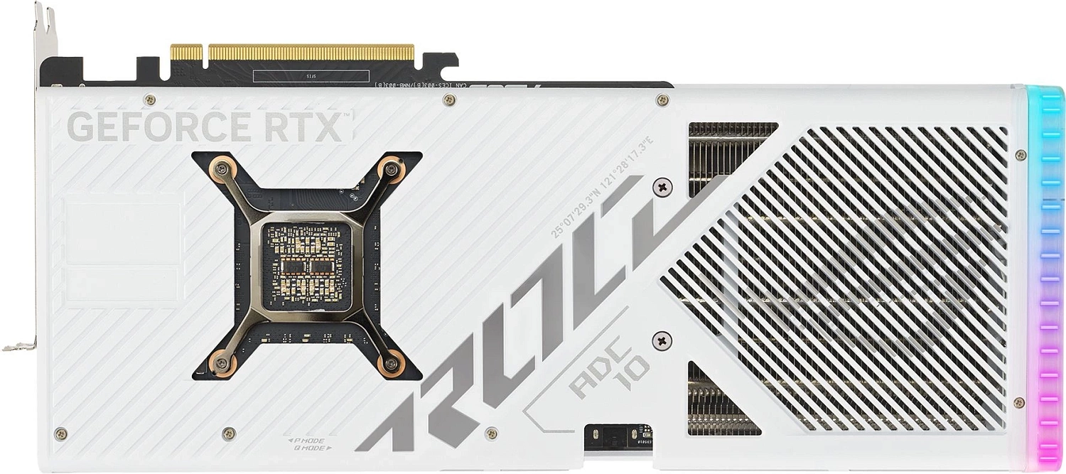 Видеокарта Asus PCI-E 4.0 ROG-STRIX-RTX4080S-16G-WHITE NVIDIA GeForce RTX 4080 Super 16Gb 256bit GDDR6X 2550/23000 HDMIx2 DPx3 HDCP Ret