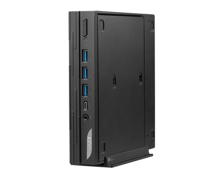 Персональный компьютер MSI Pro DP10 12M Mini Core i5-1235U (1.3GHz), 8Gb DDR4 SO-DIMM, 512GB SSD M.2, Intel UHD Graphics 730, noDVD, WiFi, BT, 120W, VESA, COM Port, noOS, 1y war-ty