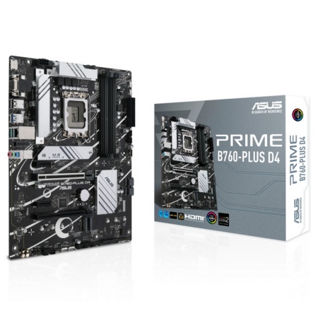 PRIME B760-PLUS D4 /LGA1700,B760,USB 3.2 GEN 2X2,AURA,MB (90MB1CW0-M0EAY0) /LGA1700,B760,USB 3.2 GEN 2X2,AURA,MB (90MB1CW0-M0EAY0)