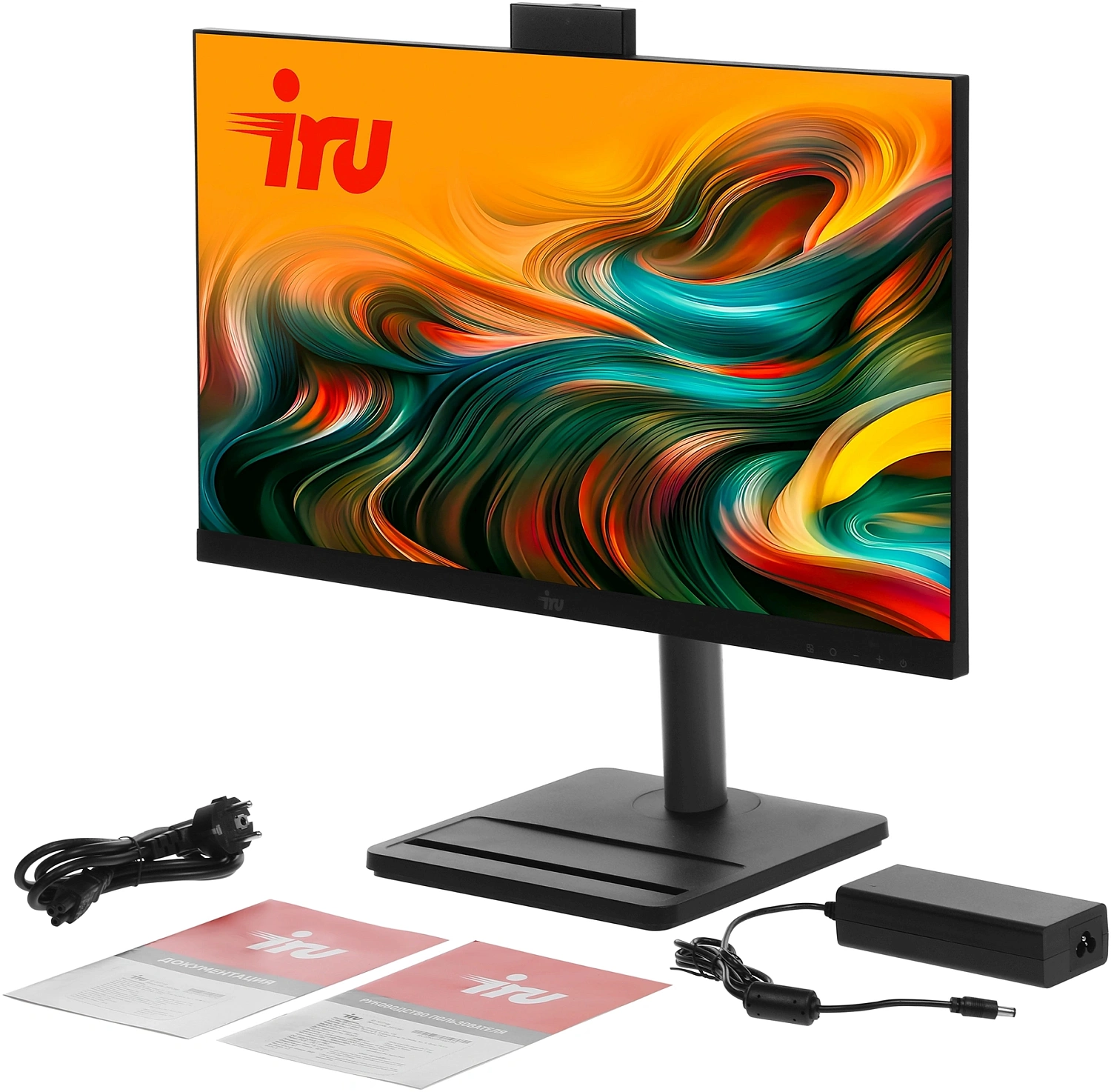 Моноблок IRU Tactio 24ID 23.8" Full HD i5 12400 (2.5) 16Gb SSD512Gb UHDG 730 CR Windows 11 Pro 64 GbitEth WiFi BT 120W Cam черный 1920x1080 (RUS)