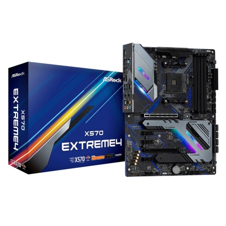 X570 EXTREME4, Socket AM4, AMD X570, 4xDDR4-3200, HDMI, 2xPCI-Ex16, 3xPCI-Ex1, 8xSATA3(RAID 0/1/10), 3xM.2, 8 Ch Audio, GLan, (0+4)xUSB2.0, (7+4)xUSB3.2, (1+1)xUSB3.2 Type-C™, 1xPS/2, ATX, RTL {10} (338914)