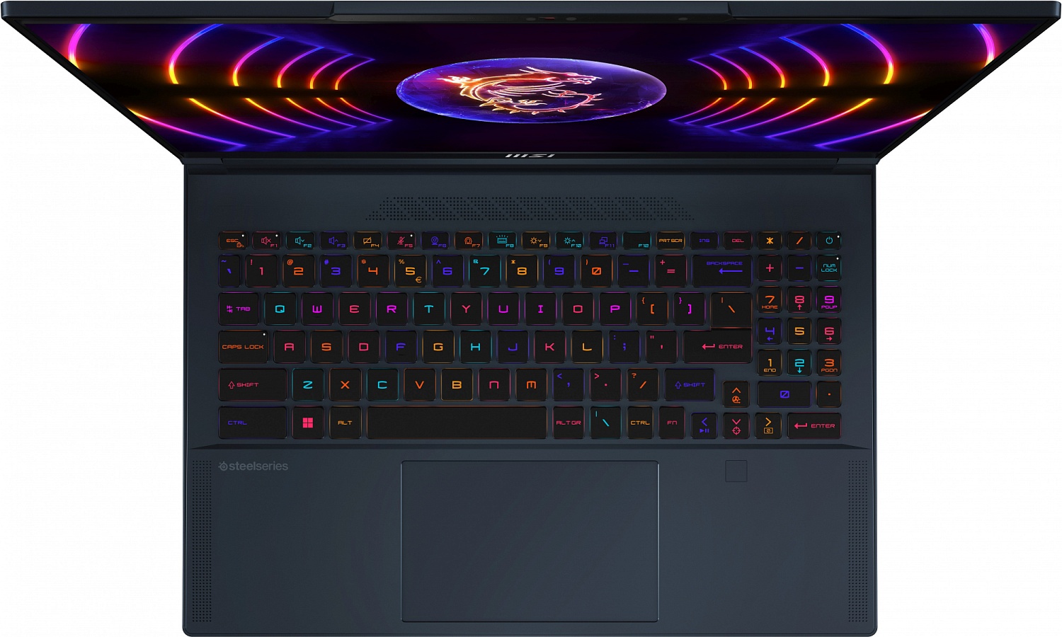 Ноутбук MSI Stealth 16 Studio A13VG-225RU Core i7 13700H 32Gb SSD2Tb NVIDIA GeForce RTX4070 8Gb 16" IPS QHD+ (2560x1600) Windows 11 Home dk.blue WiFi BT Cam (9S7-15F212-225)