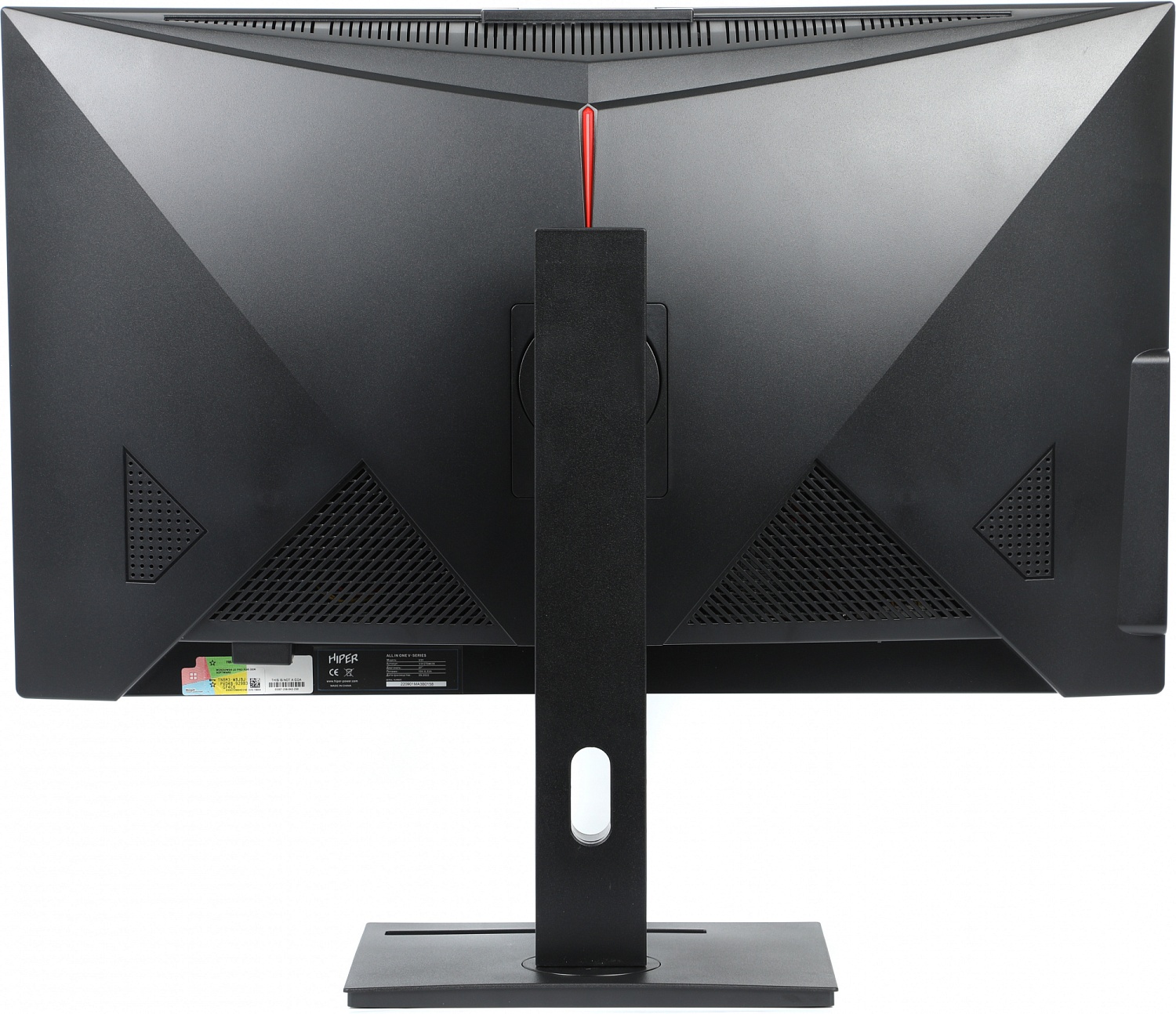 Моноблок Hiper V31 27" Full HD i5 10400 (2.9) 8Gb SSD512Gb UHDG 630 CR Windows 10 Professional GbitEth WiFi BT 120W клавиатура мышь Cam черный 1920x1080