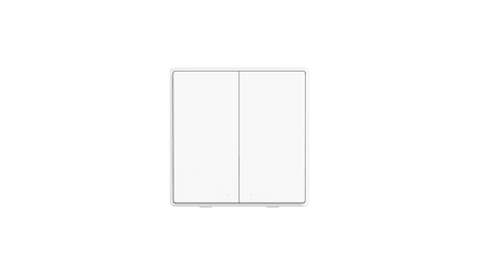 Выключатель настенный (две клавиши) Aqara Wall Switch (No Neutral, Double Rocker)