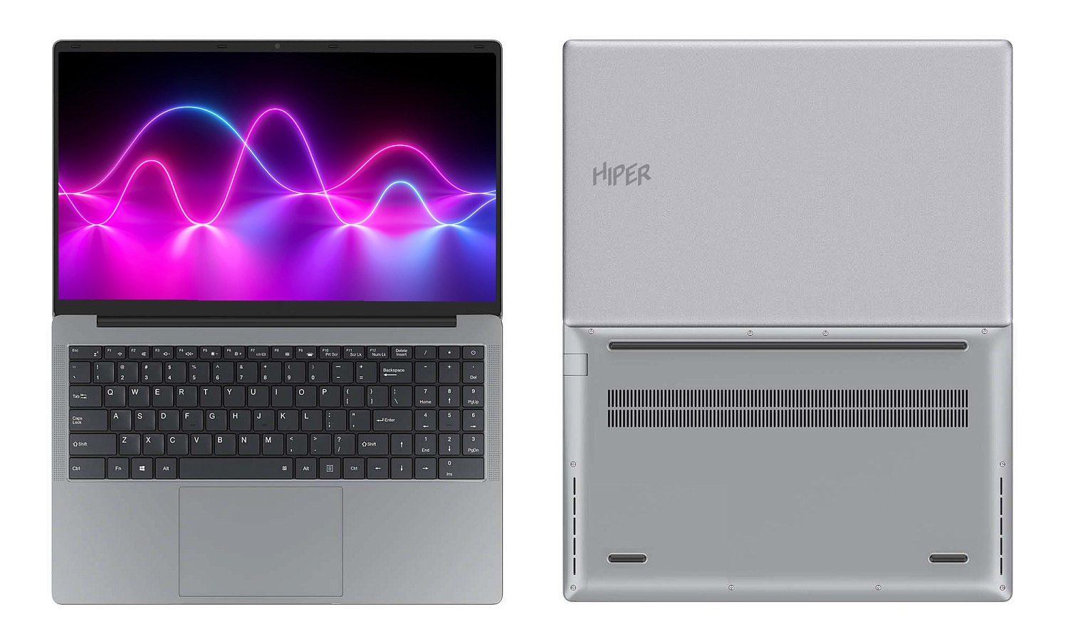 Ноутбук Hiper Dzen MTL1569 Core i7 1165G7 16Gb SSD512Gb NVIDIA GeForce MX450 2Gb 15.6" IPS FHD (1920x1080) Windows 10 Home grey WiFi BT Cam 5700mAh (U0WHH89N)