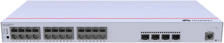 Коммутатор HUAWEI S310-24P4S L2+ (static router), 24*10/100/1000BASE-T ports, 4*GE SFP ports, POE+(370W)