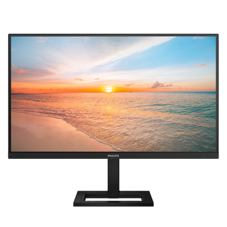 Монитор 27" Philips 27E1N1800AE 3840x2160, WLED, 16:9, IPS, 350cd,1000:1, MID, 4ms, 178/178, 2xHDMI 2.0, DP, 60 Hz, Speak, Tilt, HAS, Внутр, VESA, Black, 3y