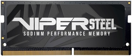 Память DDR4 8Gb 3000MHz Patriot PVS48G300C8S Viper Steel RTL Gaming PC4-24000 CL18 SO-DIMM 260-pin 1.25В с радиатором Ret