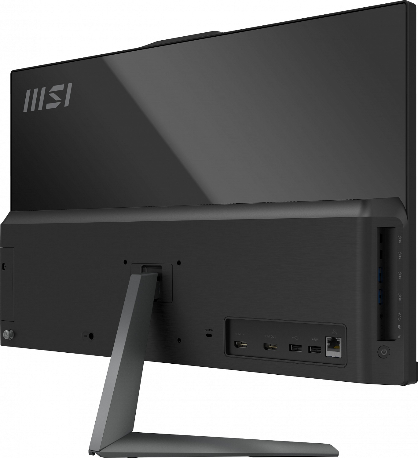 Моноблок MSI Modern AM242TP 12M-086XRU 23.8" Full HD Touch i5 1240P (1.7) 16Gb SSD512Gb Iris Xe noOS GbitEth WiFi BT 120W клавиатура мышь Cam черный 1920x1080