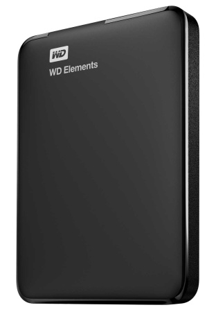 Жесткий диск WD USB 3.0 1Tb WDBUZG0010BBK-WESN Elements Portable 2.5" черный