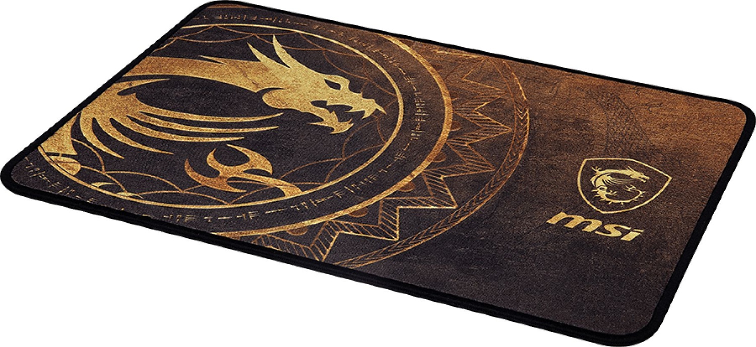 Коврик для мыши MSI Agility GD21 Dragon Tiamat золотистый/рисунок 220x3x320мм