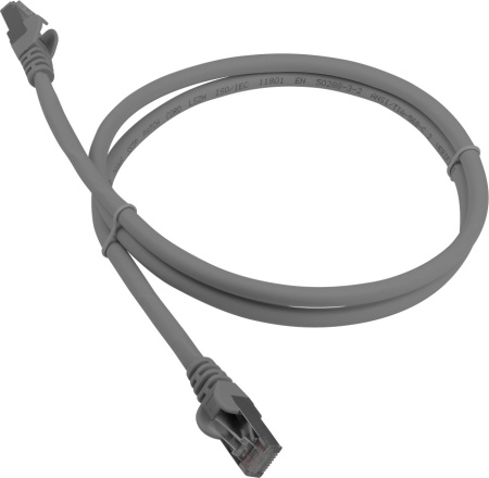 Патч-корд Lanmaster LAN-PC45/S6A-7.0-GY FTP RJ-45 вил.-вилка RJ-45 кат.6A 7м серый LSZH (уп.:1шт)