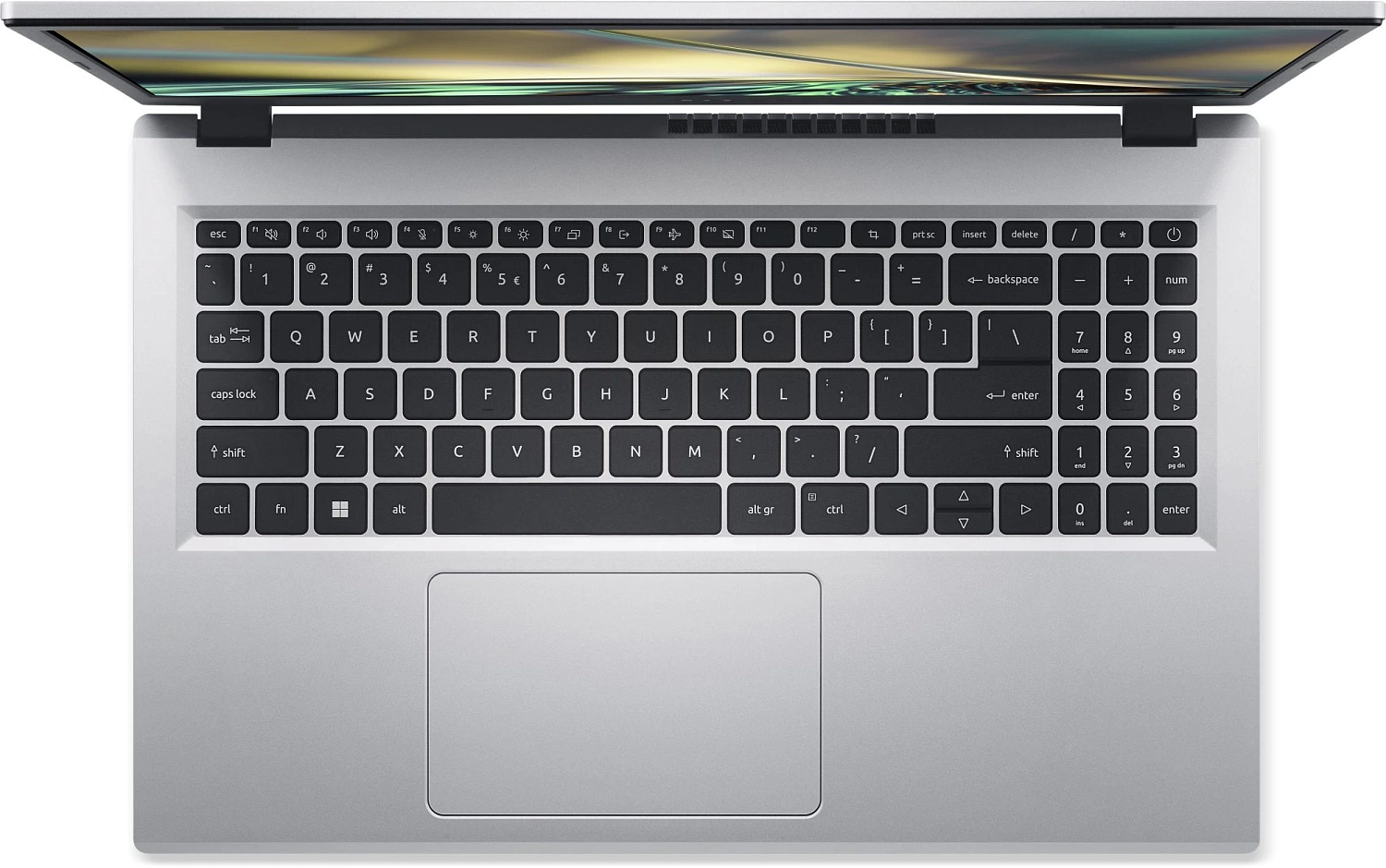 Ноутбук Acer Aspire 3 A315-24P-R1LL Ryzen 5 7520U 16Gb SSD512Gb AMD Radeon 610M 15.6" IPS FHD (1920x1080) без ОС silver WiFi BT Cam (NX.KDEER.00G)