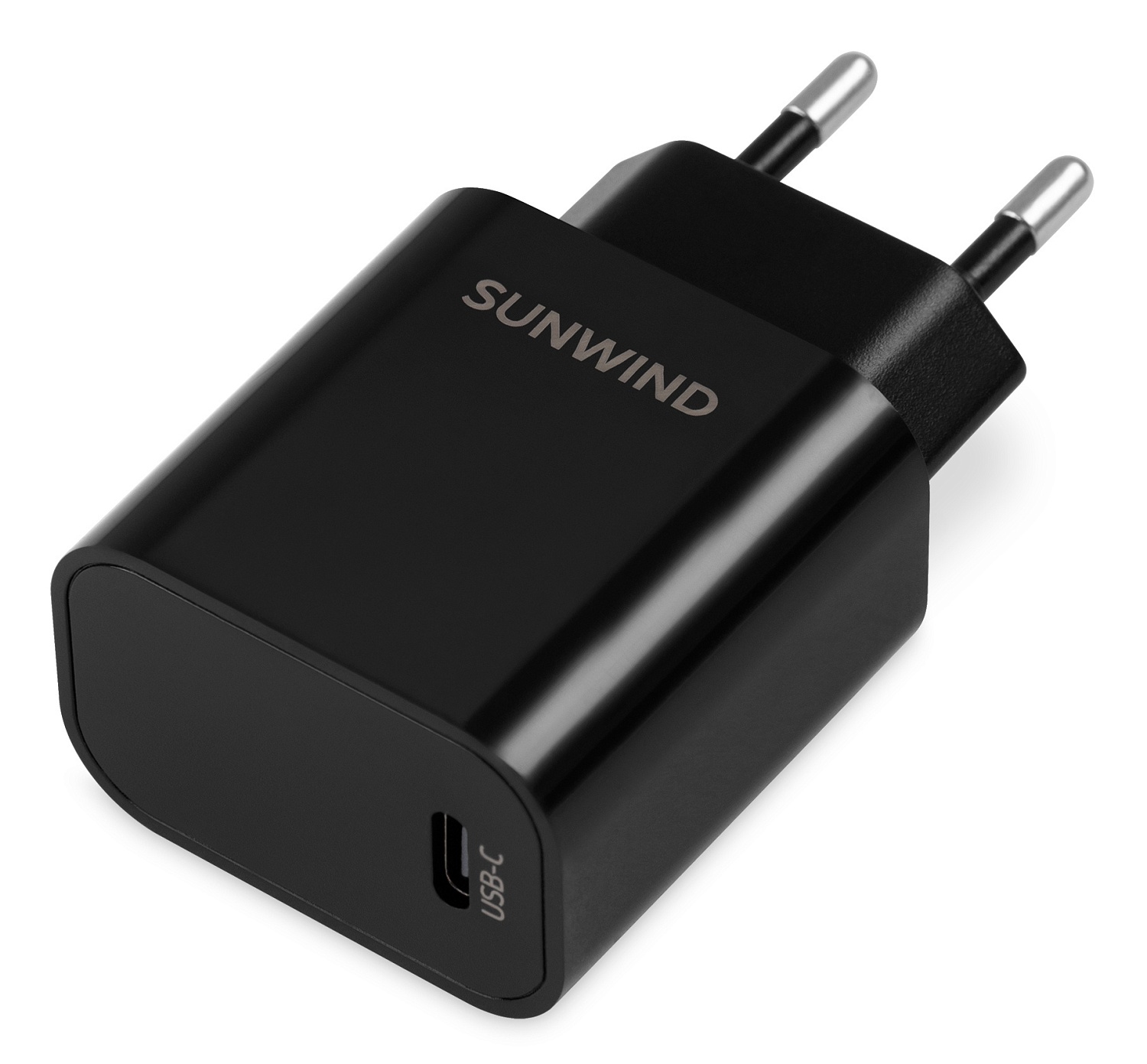 Сетевое зар./устр. SunWind SWWA2 20W 3A (PD) USB-C черный (SWWA2H0100BK)