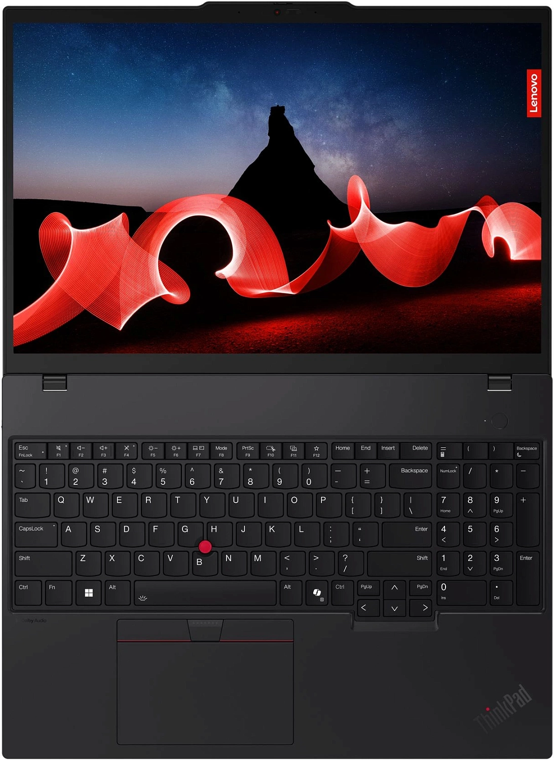 Ноутбук Lenovo ThinkPad T16 G3 Core Ultra 7 165H 32Gb SSD1Tb Intel Graphics 16" OLED WQUXGA (3840x2400) без ОС black WiFi BT Cam (21MQS7GA00)