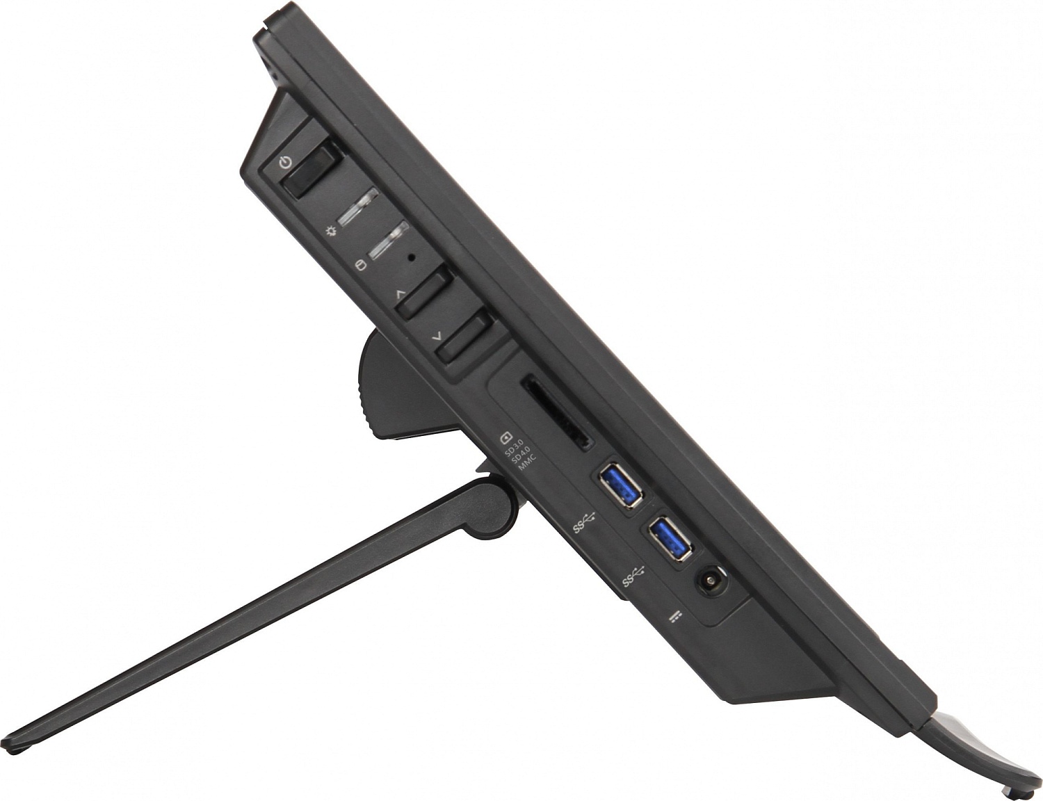 Моноблок MSI Pro 16T 10M-258XRU 15.6" HD Touch Cel 5205U (1.9) 4Gb SSD128Gb HDG CR noOS GbitEth WiFi BT 65W клавиатура мышь Cam черный 1366x768