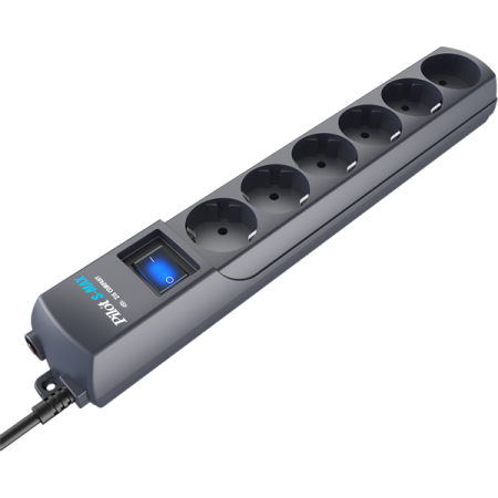 Сетевой фильтр ZIS Company PILOT S-max, 6 розеток, 5 метров