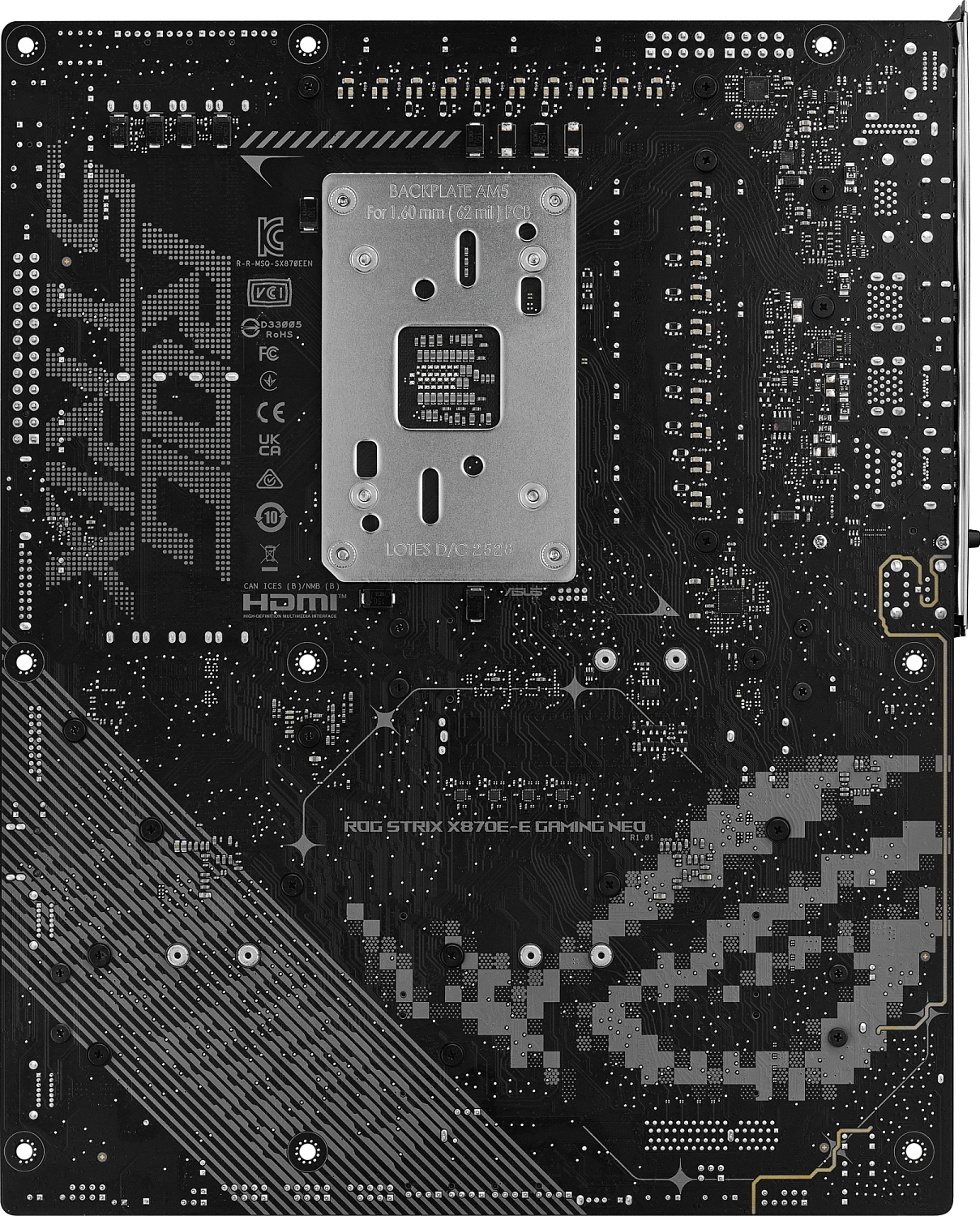 Материнская плата Asus ROG STRIX X870E-E GAMING WIFI7 NEO Socket AM5 AMD X870E 4xDDR5 ATX AC`97 8ch(7.1) 5Gigabit RAID+HDMI