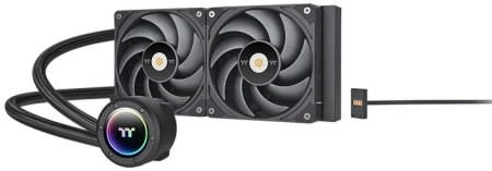Система водяного охлаждения Thermaltake Toughliquid 240 Ex Pro ARGB Soc-AM5/AM4/1151/1200/1700 черный 4-pin 22.6dB Al+Cu Ret (CL-W418-PL00BL-A)