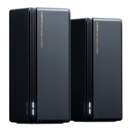 Маршрутизатор Xiaomi Mesh System AX3000 RA82 (DVB4287GL) (2-pack) Black (743221) DVB4287GL