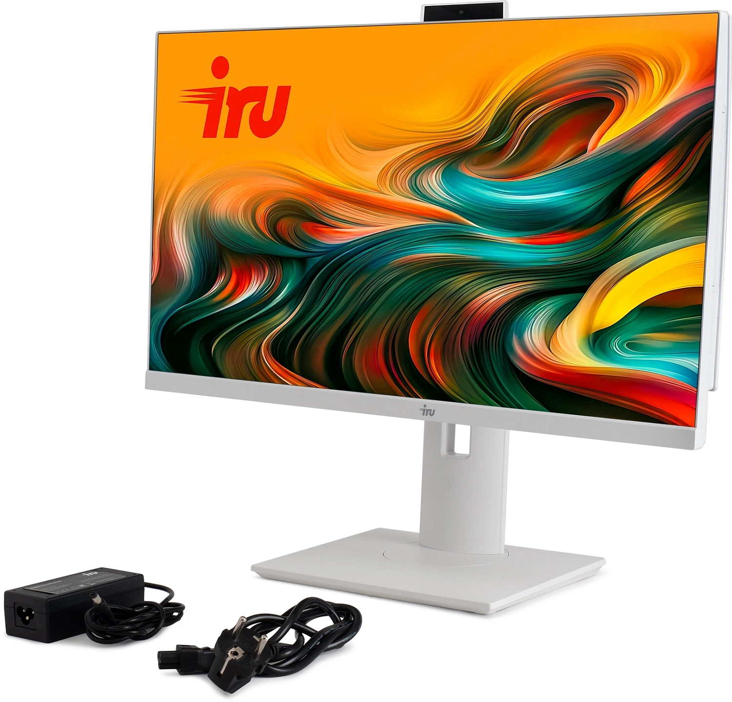 Моноблок IRU Tactio 23IW 23.8" Full HD i5 1235U (1.3) 16Gb SSD512Gb Iris Xe Windows 11 Pro GbitEth WiFi BT 120W Cam белый 1920x1080 (RUS)
