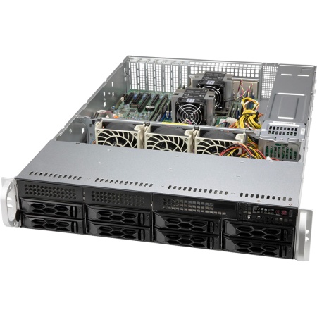 Шасси серверное Supermicro SuperChassis 2U (OEM)LA25TQC-R609LP/ no HDD(8)LFF/ optional  LFF(2)+SFF(2)/ 7xLP/ 2x600W Platinum(12" x 13", 13.68" x 13", 12" x 10")E-ATX, ATX/ Backplane 8xSATA3/SAS3