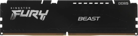 Память DDR5 16GB 6800MHz Kingston KF568C34BB-16 Fury Beast RTL Gaming PC5-54400 CL34 DIMM 288-pin 1.4В kit single rank с радиатором Ret