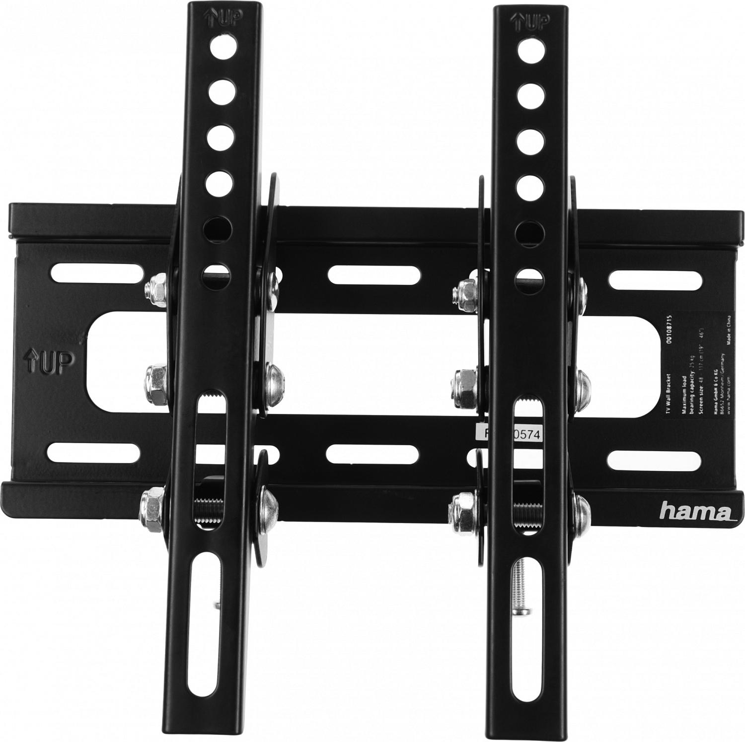 Кронштейн для телевизора Hama H-108715 черный 19"-46" макс.25кг настенный наклон