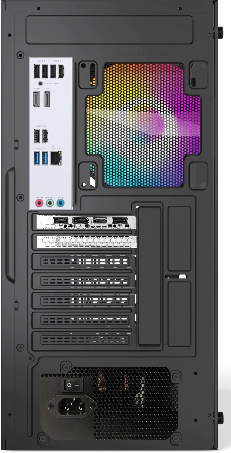 ПК Teclast G01 i7 14700KF (3.4) 32Gb SSD1Tb RTX4070 12Gb Windows 11 Professional GbitEth 750W черный (G01 14700KF32G1T4070KRU)