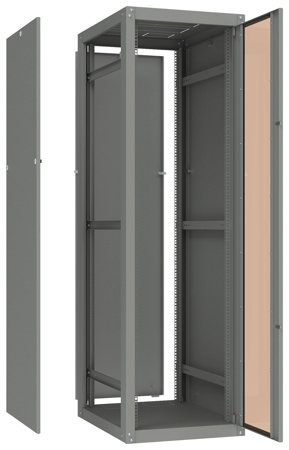 Шкаф коммутационный NT Basic.2 33-610.GF13.SD2.BF24 G (565735) напольный 33U 600x1000мм пер.дв.стекл задн.дв.спл.стал.лист 2 бок.пан. направл.под закл.гайки 600кг серый 857мм 82кг IP20 сталь Шкаф коммутационный NT Basic.2 33-610.GF13.SD2.BF24 G (565735) напольный 33U 600x1000мм пер.дв.стекл задн.дв.спл.стал.лист 2 бок.пан. направл.под закл.гайки 600кг серый 857мм 82кг IP20 сталь
