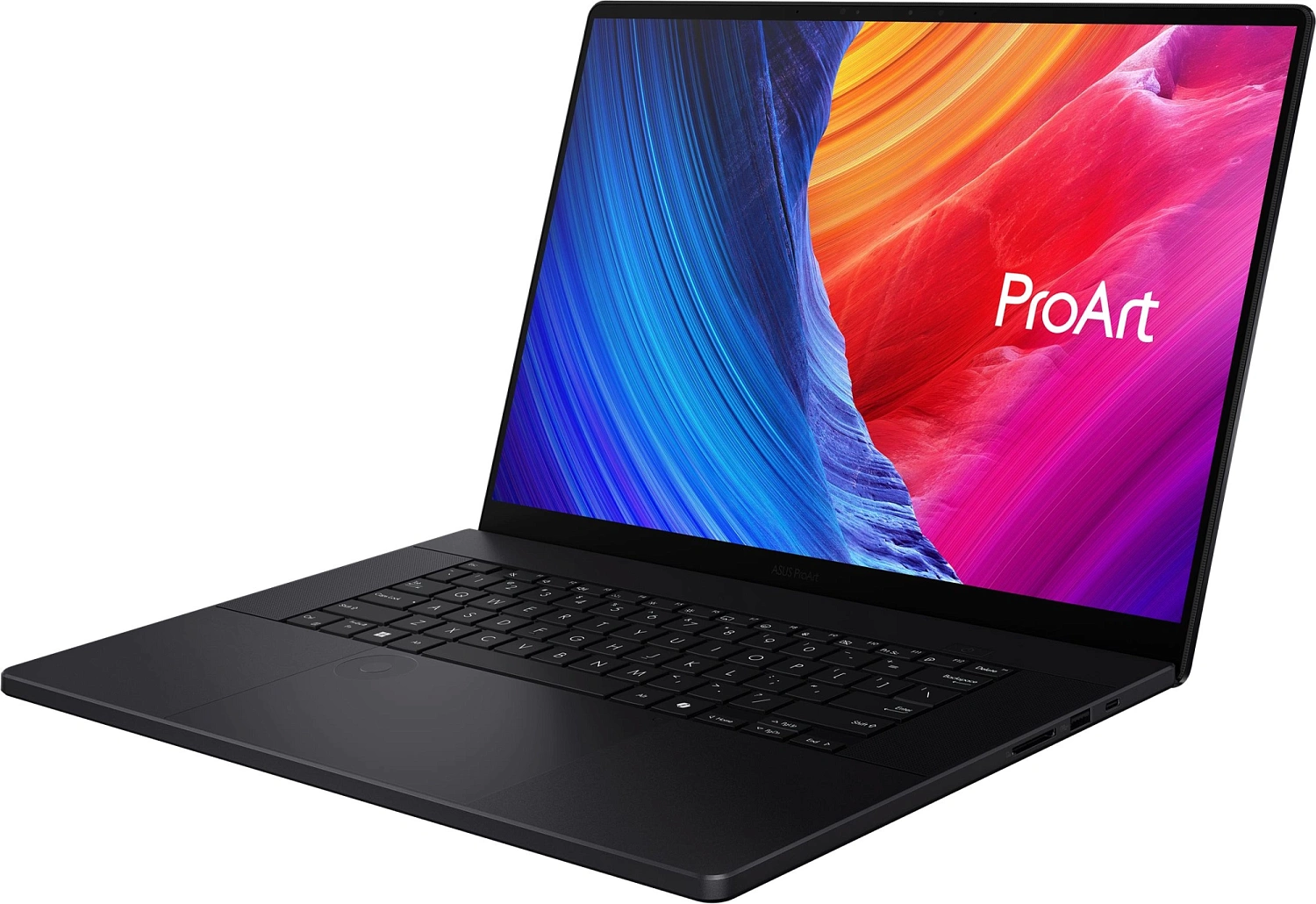 Ноутбук Asus ProArt P16 H7606WR-SE060X Ryzen AI 9 HX 370 32Gb SSD1Tb NVIDIA GeForce RTX5070Ti 12Gb 16" OLED Touch 4K (3840x2400) Windows 11 Pro black WiFi BT Cam (90NB17D1-M00330)