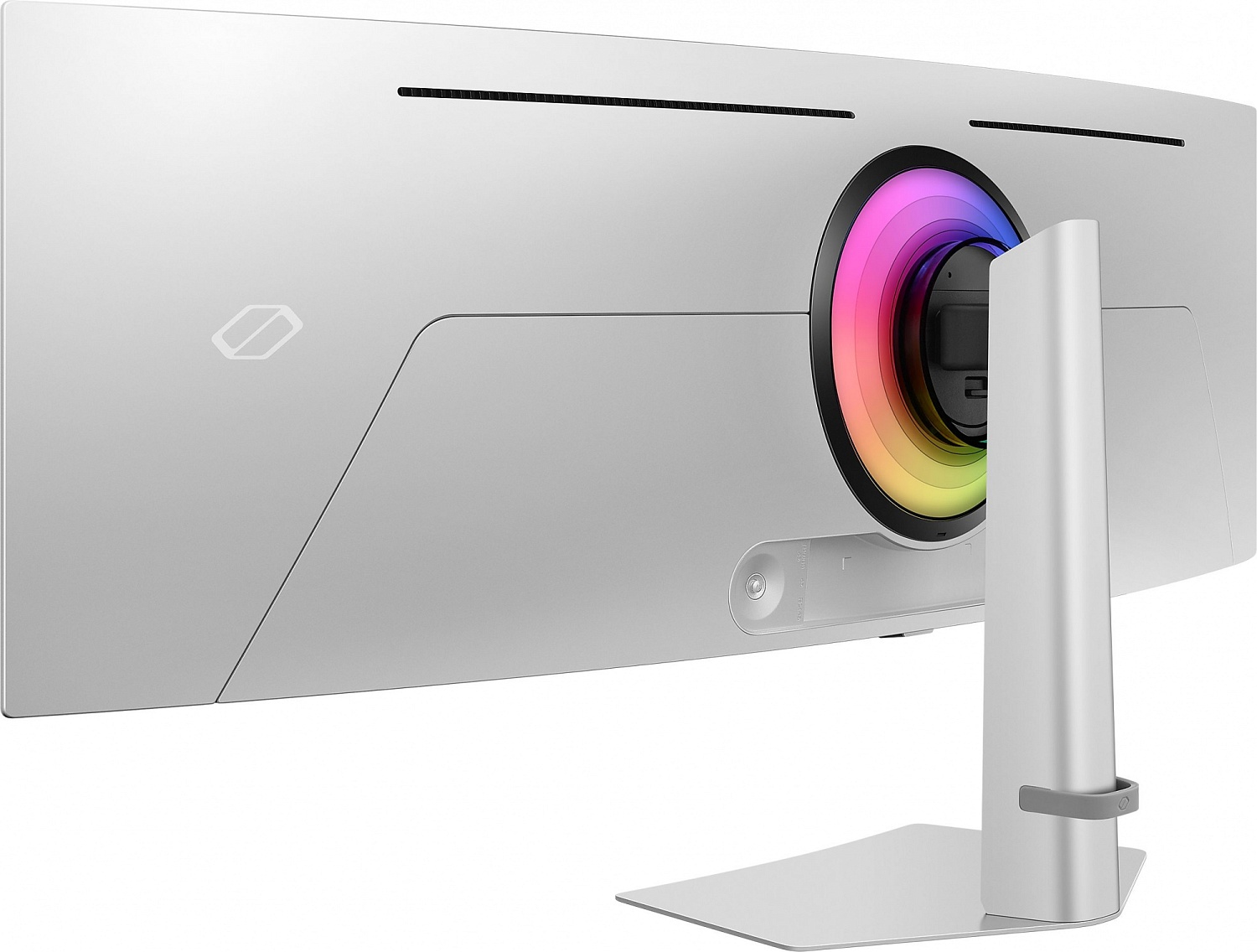 Монитор Samsung 49" LS49CG954SI черный OLED LED 0.03ms 32:9 HDMI M/M матовая HAS 1000000:1 250cd 178гр/178гр 5120x1440 240Hz DP 2K USB 4.3кг